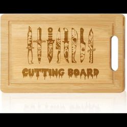 Jouierty Horror Classic Movie Character Bamboo Cutting Board