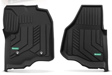 Front Rubber Floor Mats for 2012-2016 Ford F250/F350