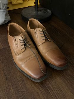 Brown men’s dress shoes