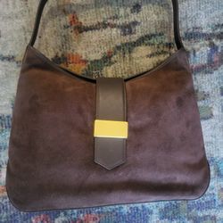 New In Package J Crew Brown Berkeley Suede Purse! 