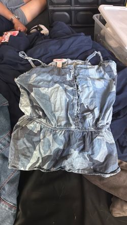 Arizona Jean Co Camo Denim Cami Top