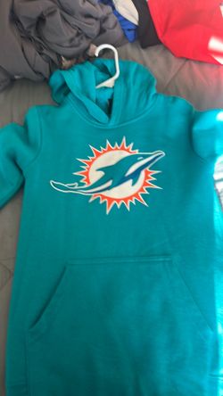 Dolphins hoodie size large 14-16