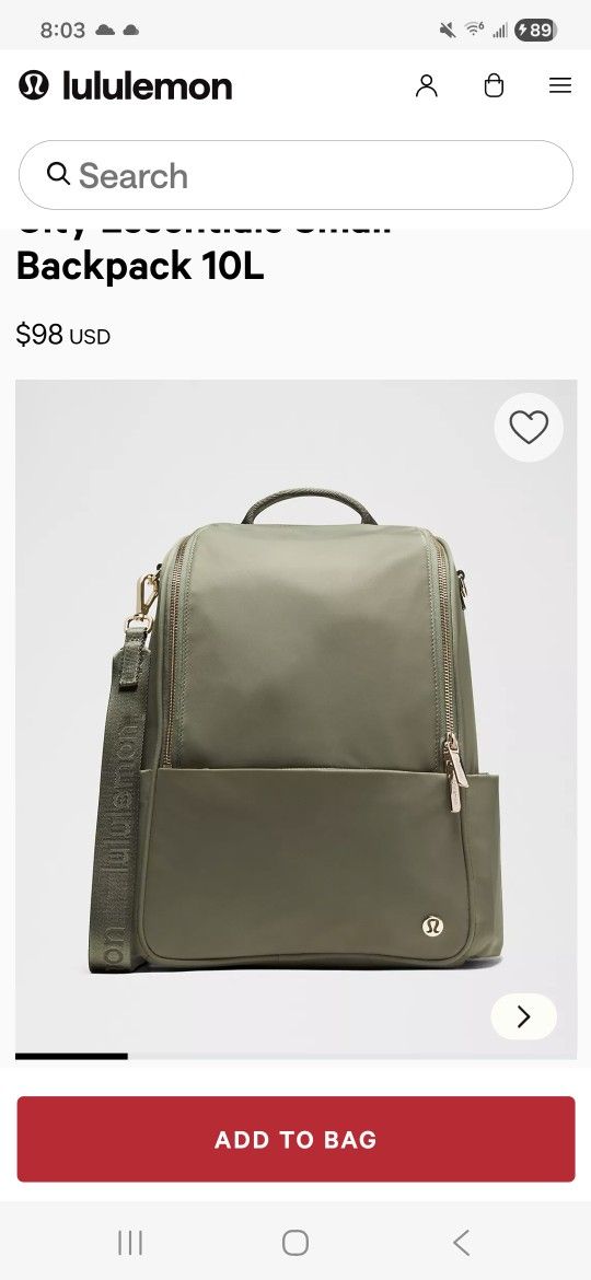 Lululemon Backpack