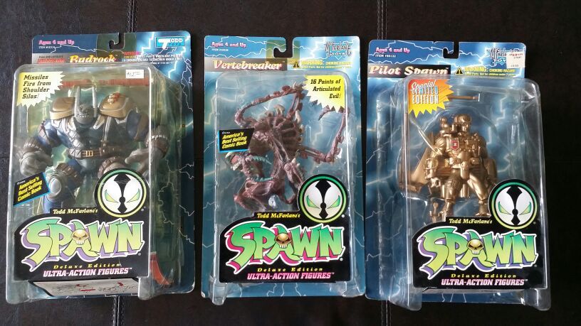 Spawn Figures McFarlane Badrock Vertebreaker Youngblood Image Comics