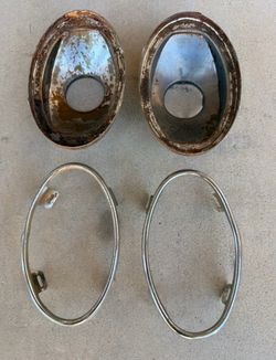vw early original 55-61 rear taillight bulb holders