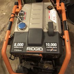 Ridged Generator 10,000 Crank Watts 8,000 Running Watts