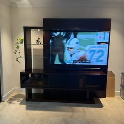 TV Entertainment System With Shelves & Storage (TV Not Included)