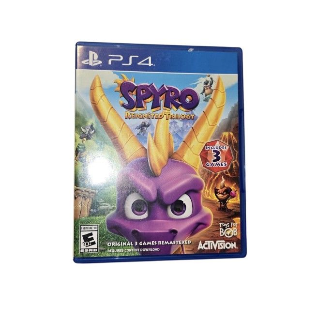 Spyro: Reignited Trilogy - Sony Playstation 4 PS4 Video Game Blue Box