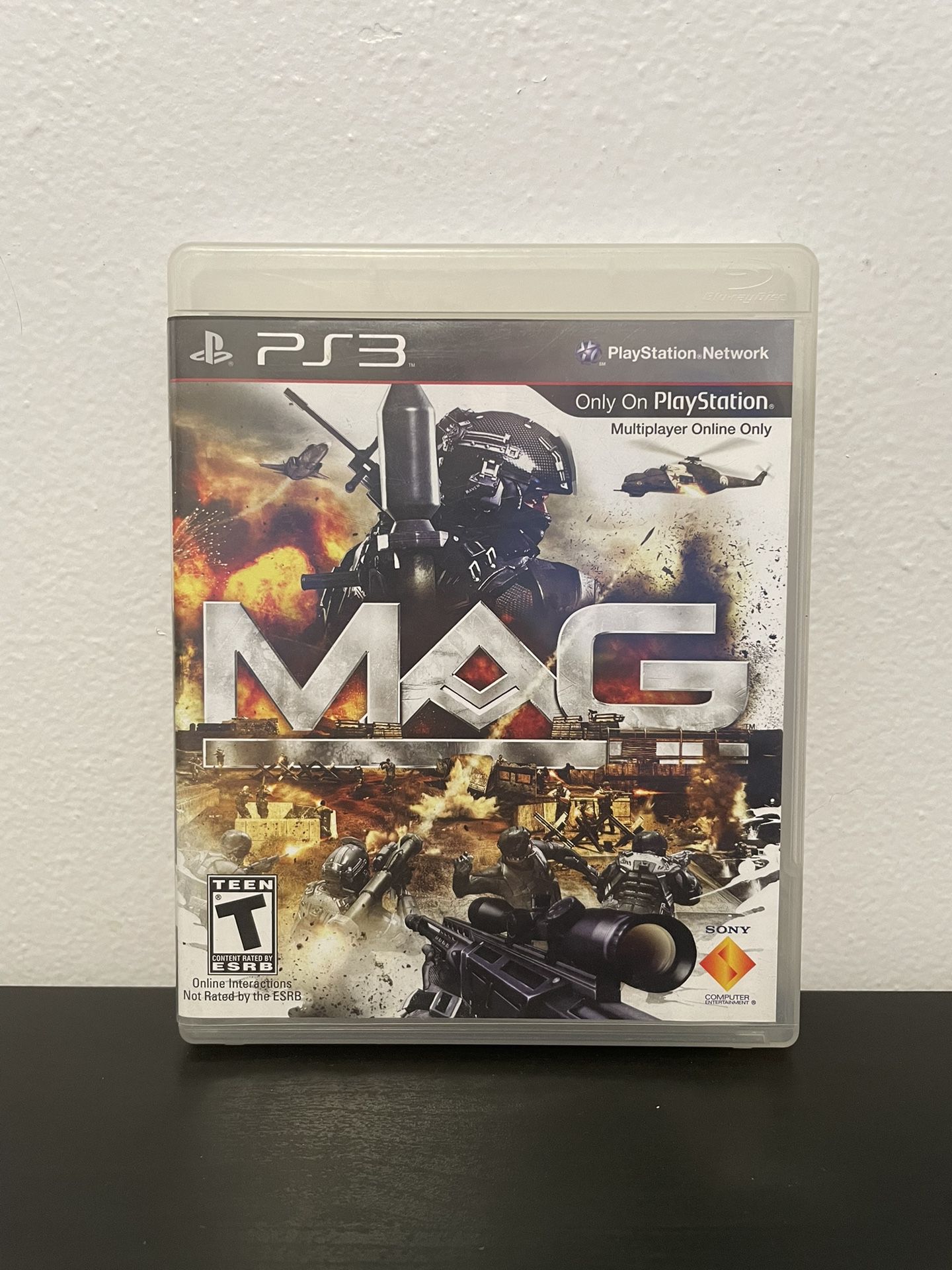 MAG PS3 Like New CIB w/ Manual Sony PlayStation 3 Global War Video Game