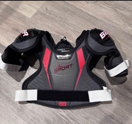 Bauer Lil Sport Youth Medium Shoulder Pads, designed for youth ice hockey players