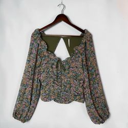 Free People Floral Top