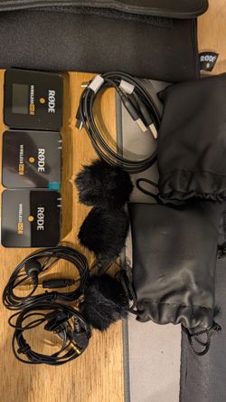 Rode Wireless Go 2 and Rode Lavalier Clip Mics