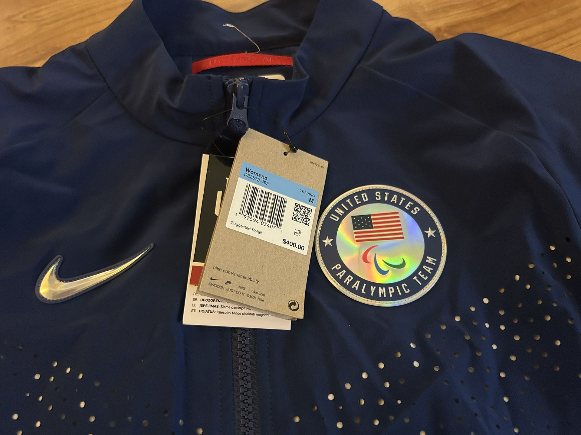 Nike USA Para Olympic Windbreaker