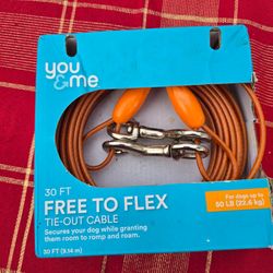 You & Me 30 FT Dog Tie-Out Cable
