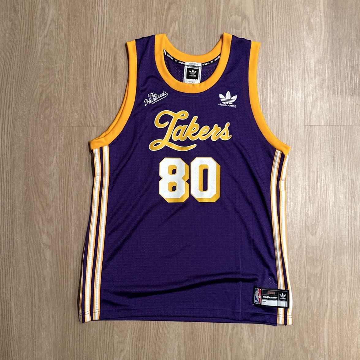 Size Large The Hundreds Adidas NBA Basketball Los Angeles Lakers LA Jersey Stussy Supreme Rare Vintage Vans for Sale in Irvine CA OfferUp
