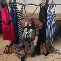 Dresses Shoes &purses 