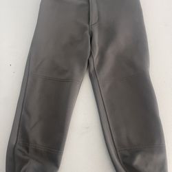 Mizuno Women's Performance Softball Pants Charcoal Grey XS Belt Loops RN 89730