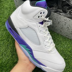 New Air Jordan 5 “Grape” Size 14M and 12M