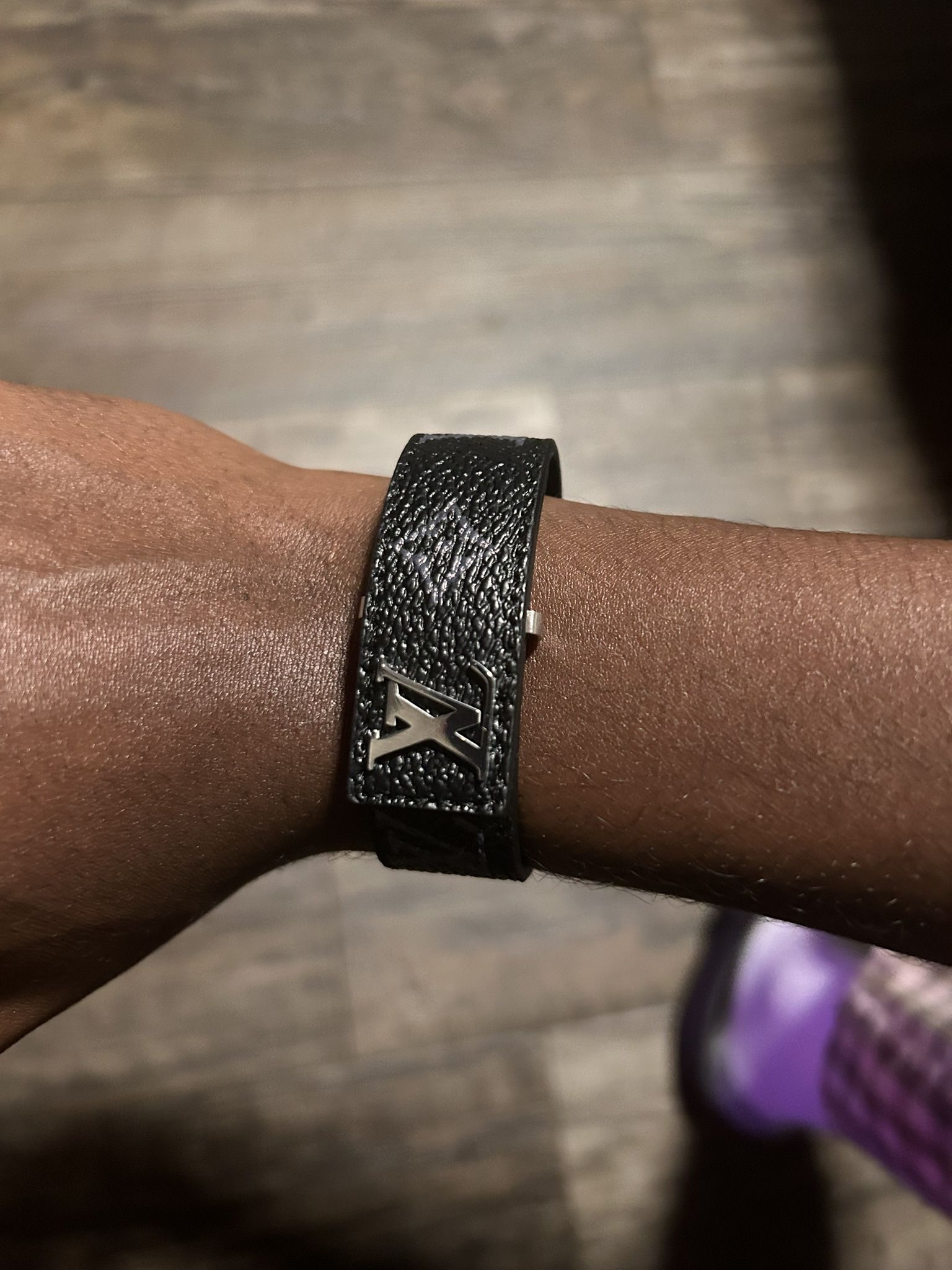 Black Lv Bracelet ( Adjustable)