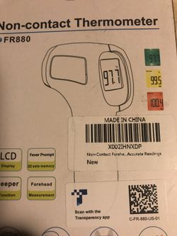 New Infrared non contact thermometer