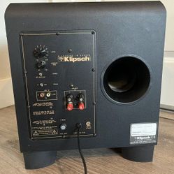 Klipsch Powered Subwoofer  KSW-10 And  
Boston G1 Acoustics Subwoofer Enc
