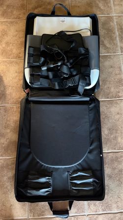 SAUNDERS Chattanooga Lumbar Spine Traction Device with Hand Pump in Travel Case
