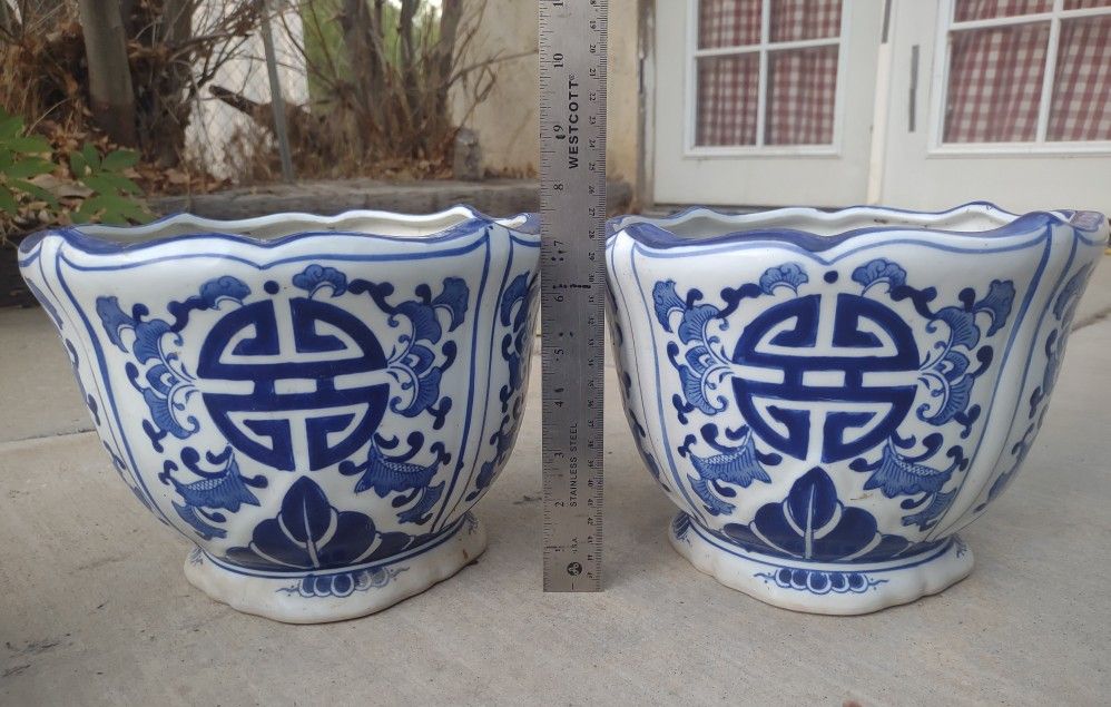 Ceramic Pot Set - 2 For 20.00