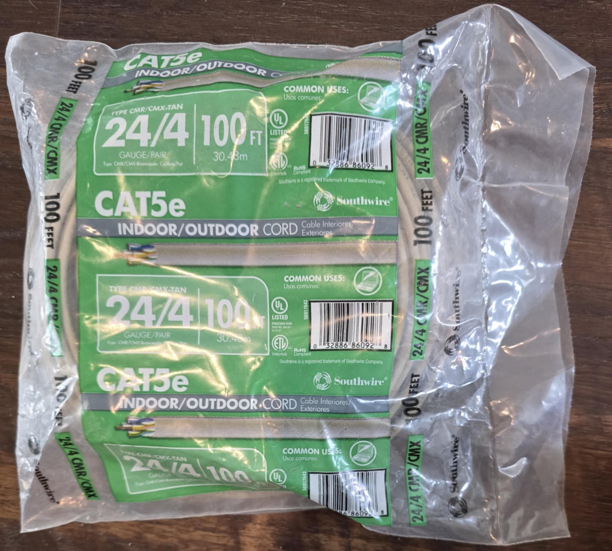 CAT5e, Internet/Ethernet/Phone Wire