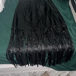 Fox, Leather Fringe Cowgirl Skirt