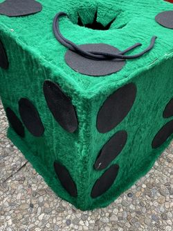 Green Fuzzy Dice Costume