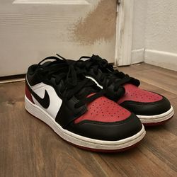 Jordan 1 Low Bred Toe