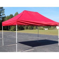 10 x 15 Pop up Canopy Red