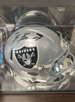 Brock Bowers Signed Helmet authentic Raiders