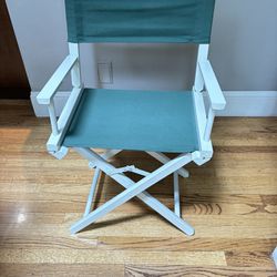White Director Chair & Cover