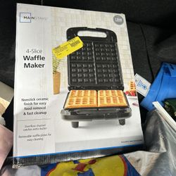 Waffle Maker New Open Box