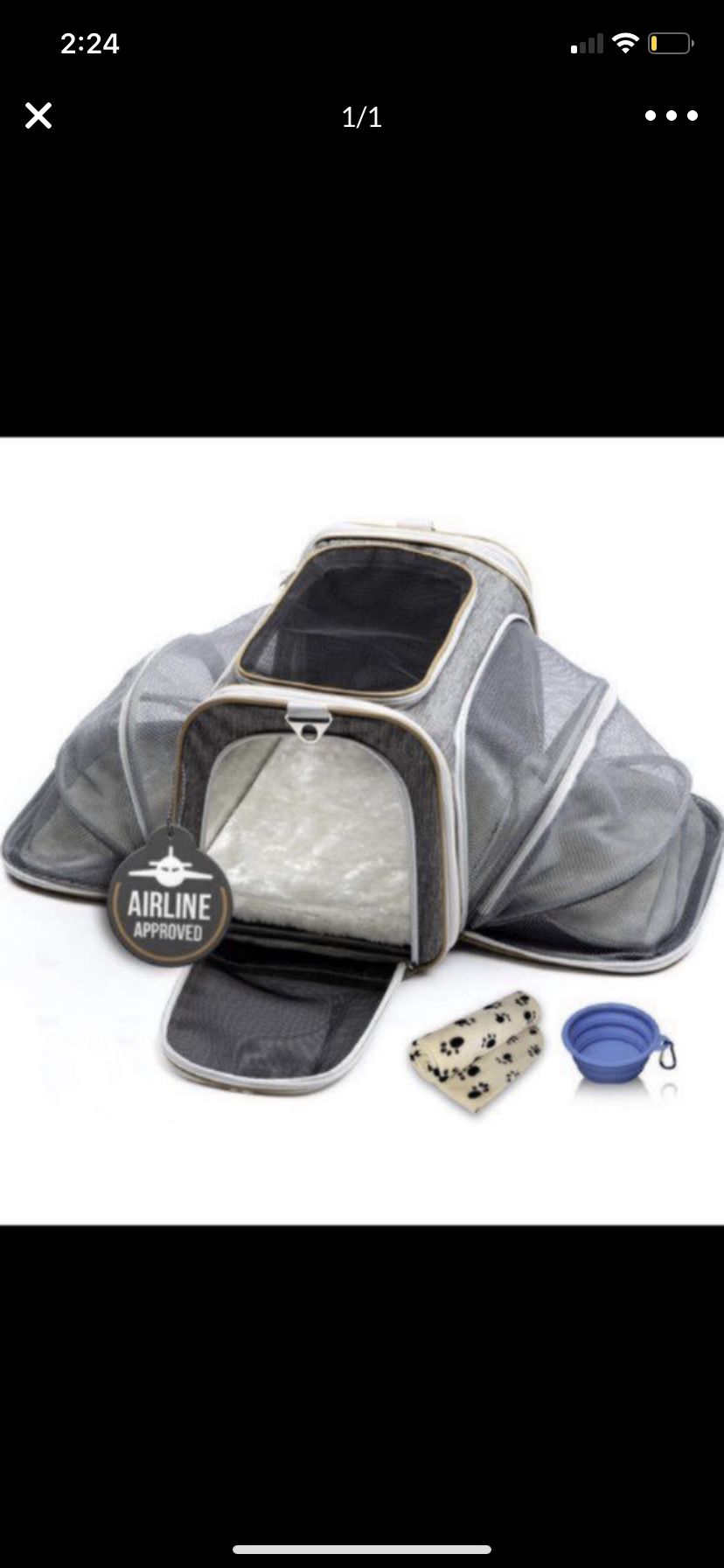 Pet Carrier - Airline approved