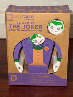 DC Comics The Joker Painted Wooden Figure