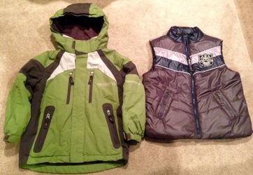Boys Winter jacket and West 5-6 yrs.