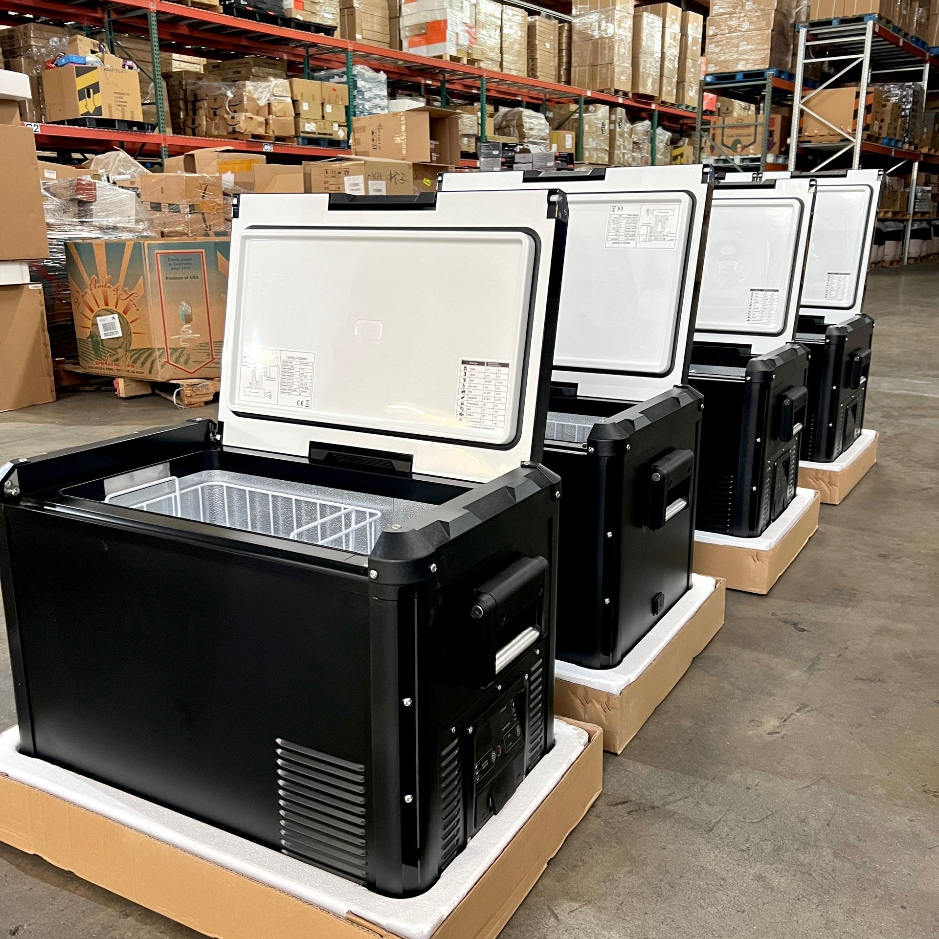 NEW IN BOX Single & Dual Zone Portable Fridge and Freezer, 45L/60L/75L/90L Electric Cooler for Camping