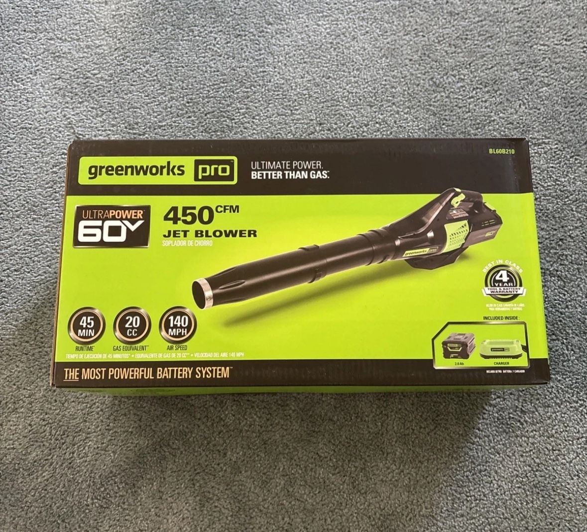Greenworks Cordless Leaf Blower