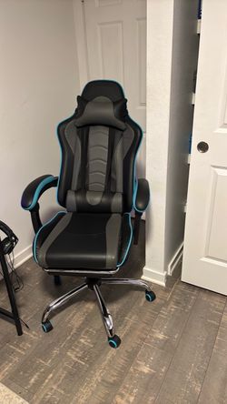 Gaming desk and gaming chair