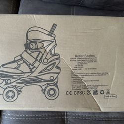 Brand new kids adjustable skates size 31-34 which is equivalent to 12.5-2.5