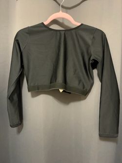 Black Cropped Long Sleeve