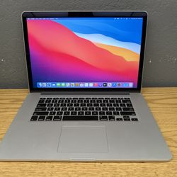 Macbook Pro Retina 15 inches- MacOS Big Sur  