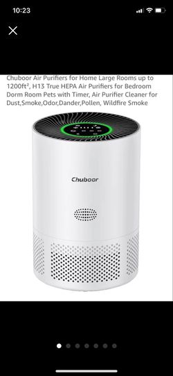Chuboor PJ01Air Purifier for Large Rooms ,H13 True HEPA 1200ft”