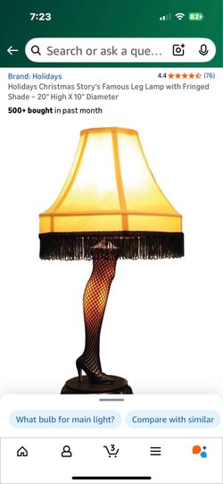 Christmas story leg lamp