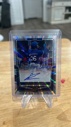 Sebastian Walcott 2024 Donruss Lazer Signature Series Autograph Card