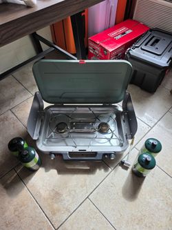 Coleman Two Burner Stove with propane
