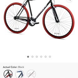 brand new Kent 700c Thruster Fixie Men's Bike, Black/Red retail price $165