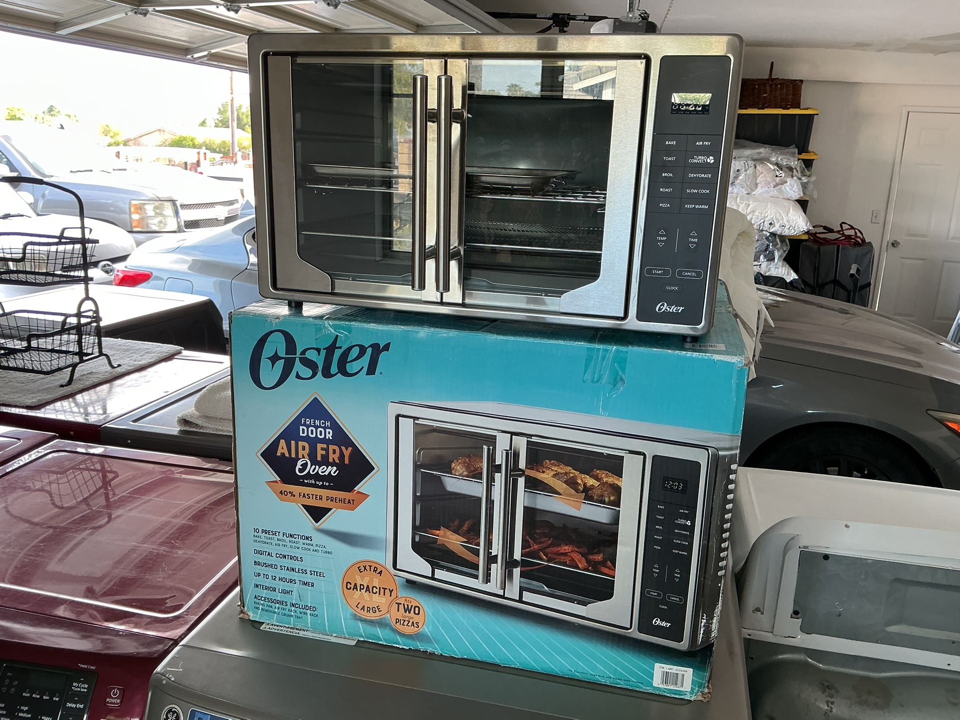 Open Box Oven Toast And Air Fryer